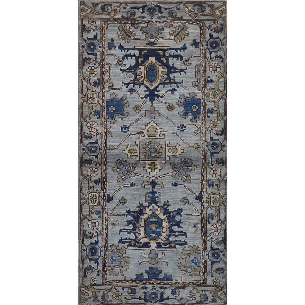 ARYANA ARYAN GREY / NAVY 2'8" X 5'8"