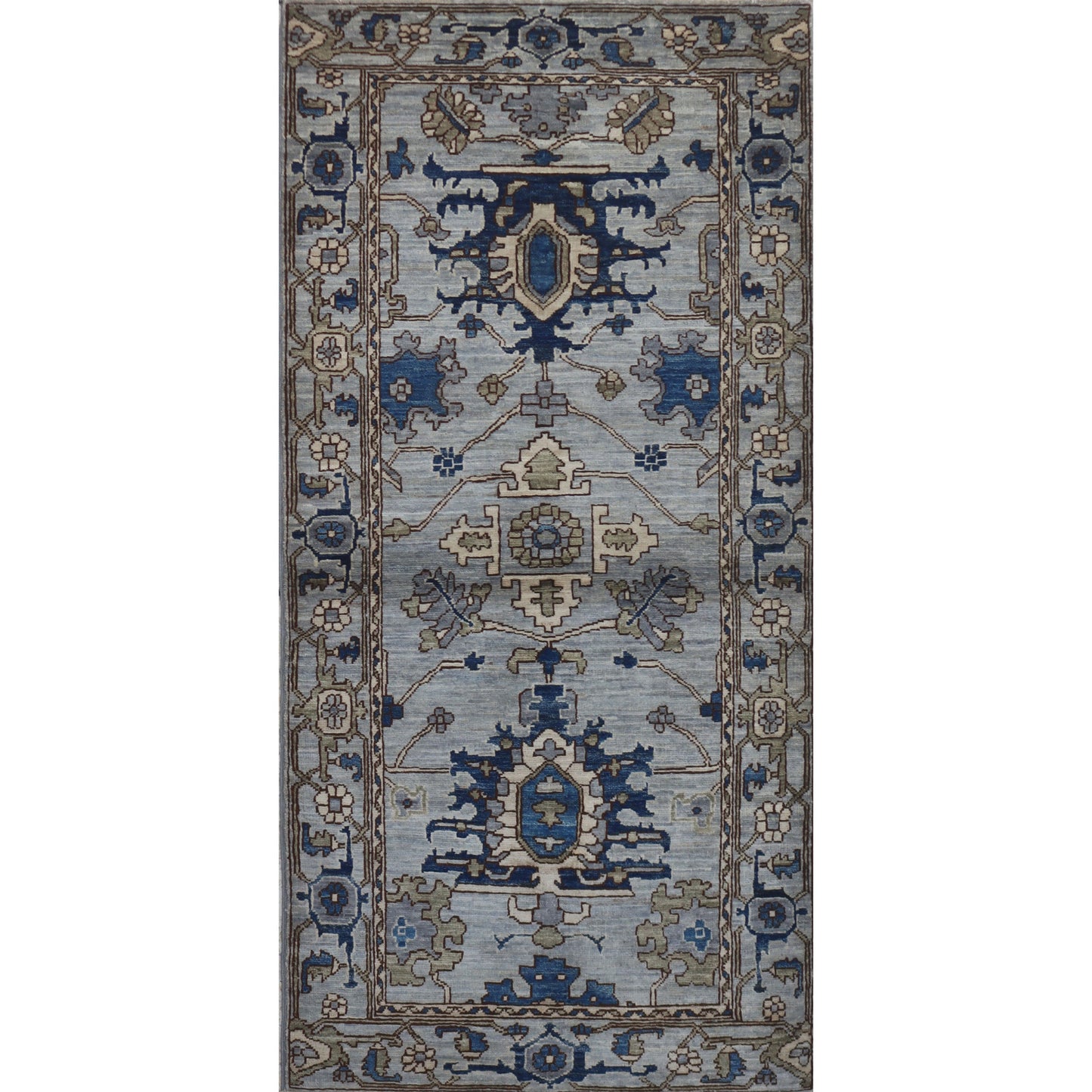 ARYANA ARYAN GREY / NAVY 2'8" X 5'8"