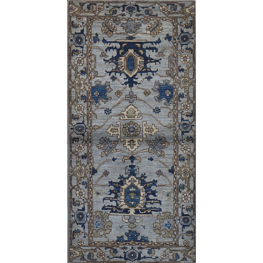 ARYANA ARYAN GREY / NAVY 2'8" X 5'8"