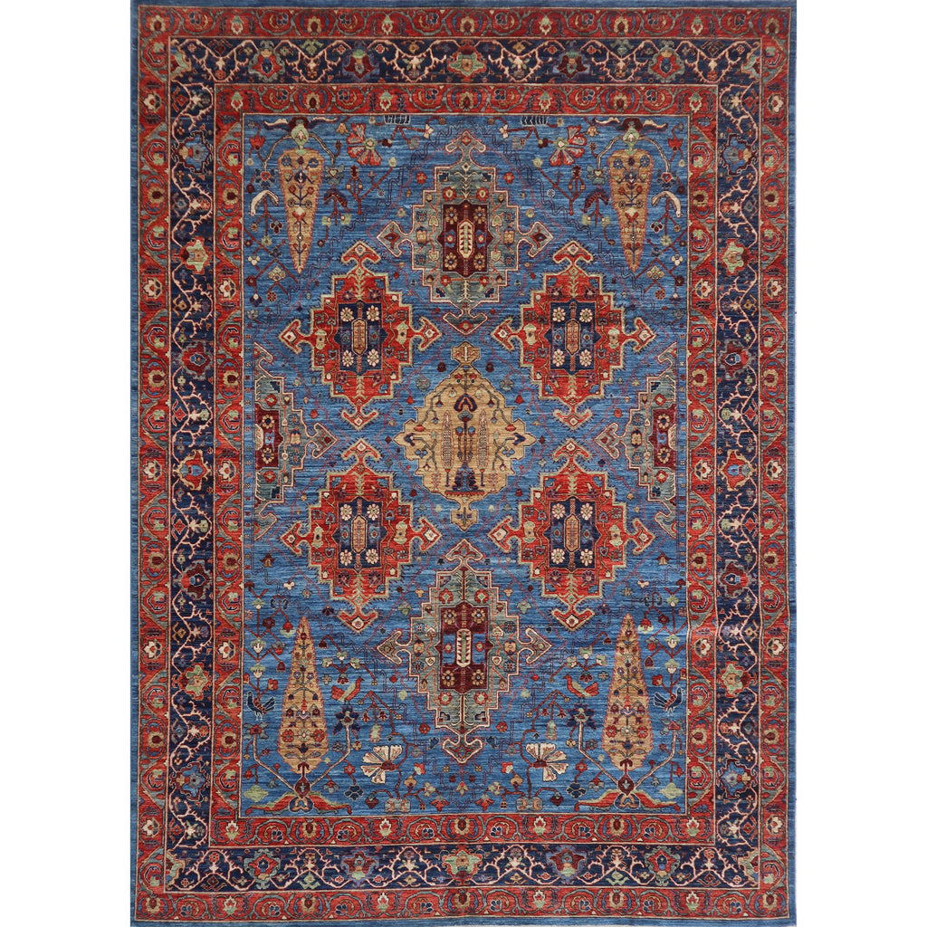ARYANA ARYAN LIGHT BLUE / NAVY 9'2" X 11'10"