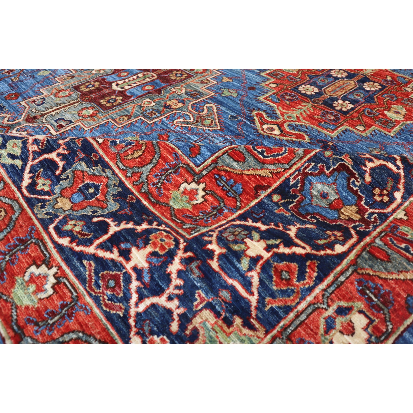 ARYANA ARYAN LIGHT BLUE / NAVY 9'2" X 11'10"