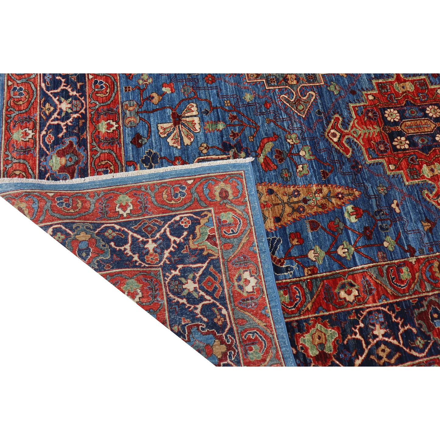 ARYANA ARYAN LIGHT BLUE / NAVY 9'2" X 11'10"