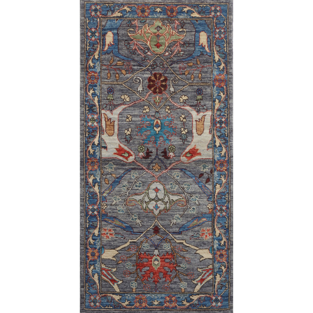 ARYANA ARYAN GREY / LIGHT BLUE 2'7" X 5'5"