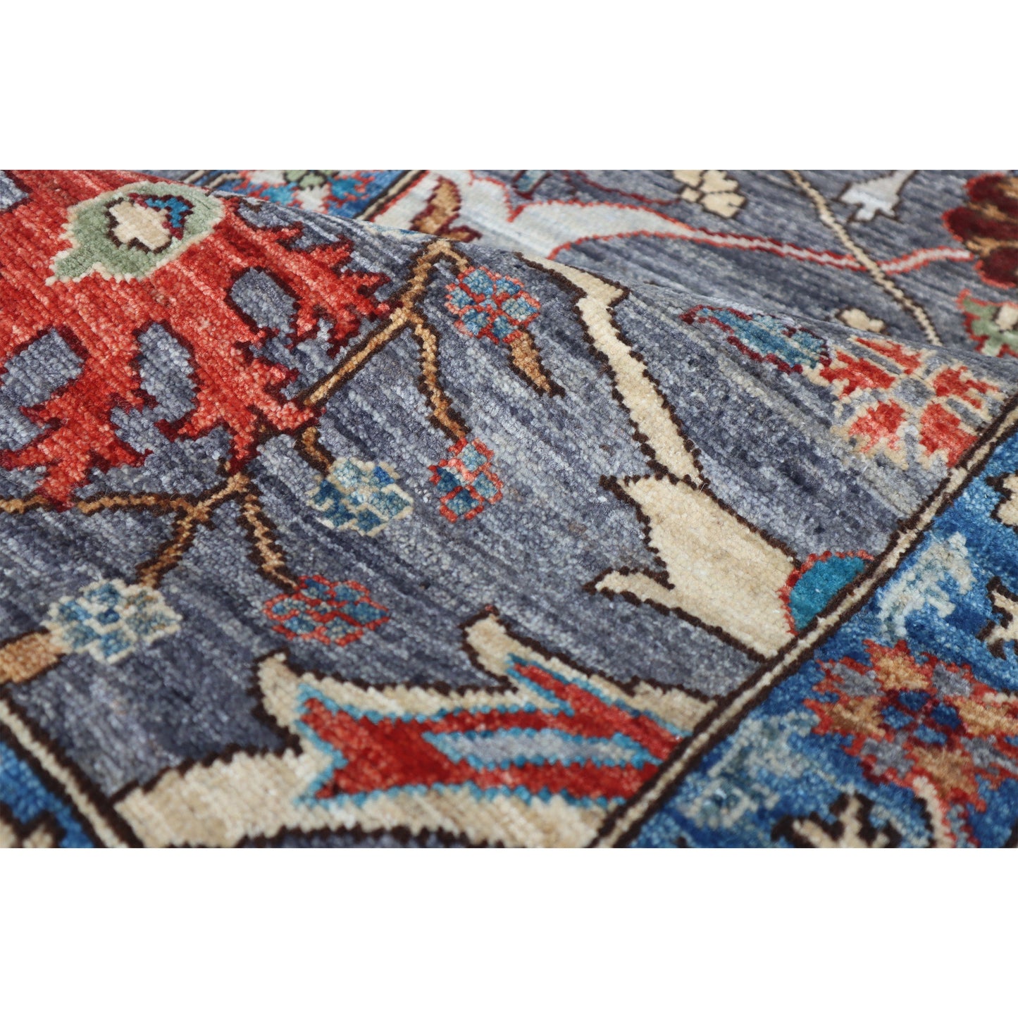 ARYANA ARYAN GREY / LIGHT BLUE 2'7" X 5'5"