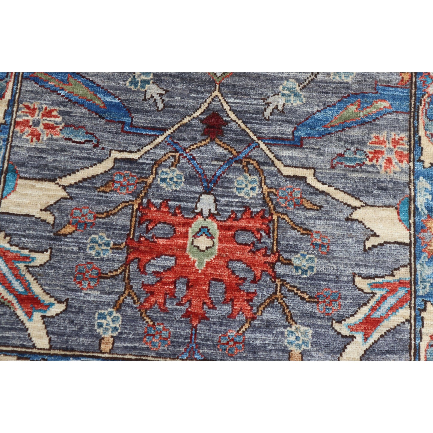 ARYANA ARYAN GREY / LIGHT BLUE 2'7" X 5'5"