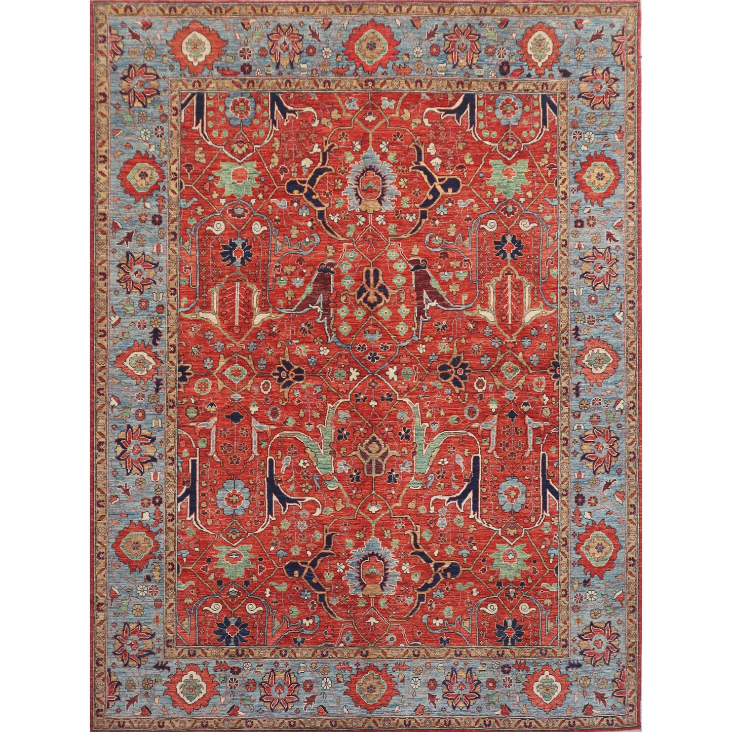 ARYANA ARYAN RUST / GREEN 8'2" X 10'1"