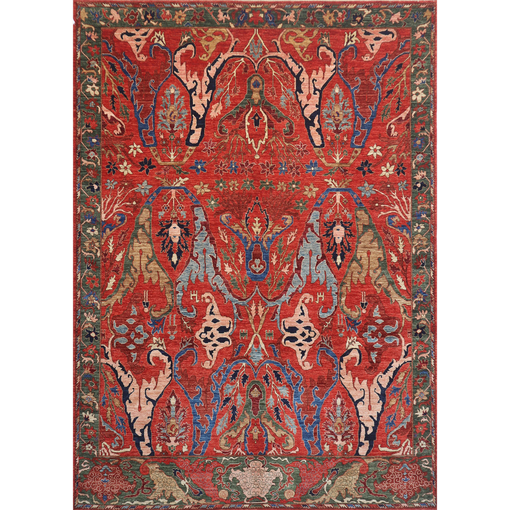 ARYANA ARYAN RUST / GREEN 9' X 11'9"