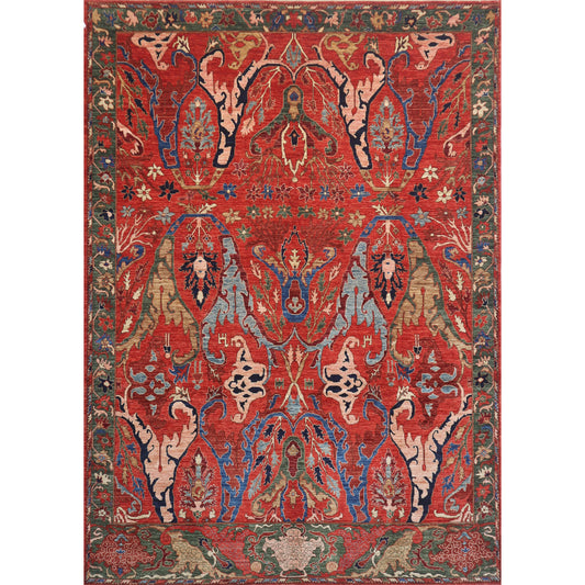 ARYANA ARYAN RUST / GREEN 9' X 11'9"
