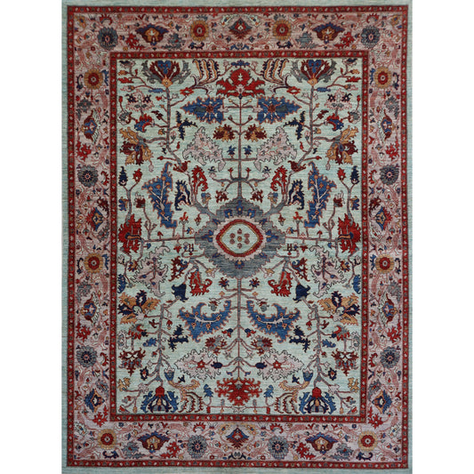 ARYANA ARYAN LIGHT GREEN / GREY 8'3" X 10'5"