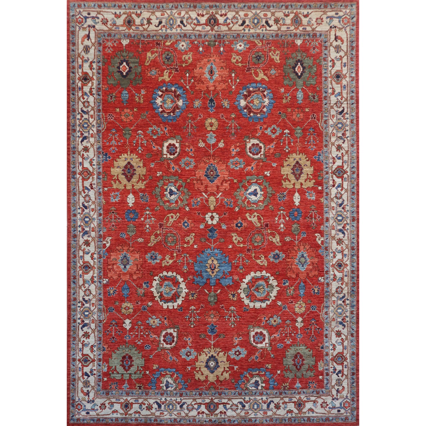 ARYANA ARYAN RUST / IVORY 8'10" X 12'