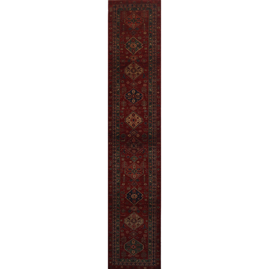 ARYANA ARYAN RED / GREEN 2'8" X 15'10"