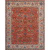 ARYANA ARYAN ORANGE / LIGHT BLUE 7'9" X 9'5"