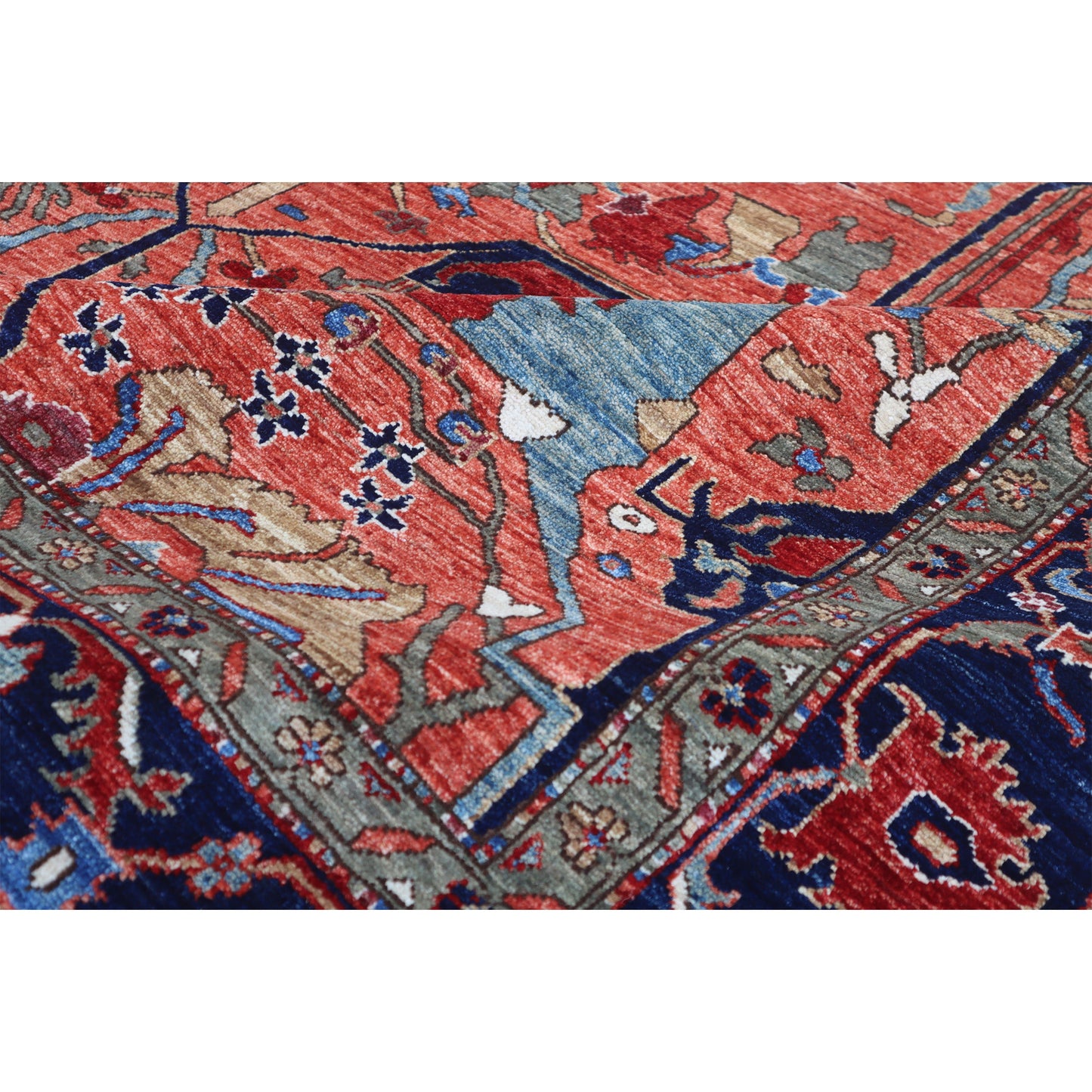 ARYANA ARYAN RUST / NAVY 8'11" X 11'9"