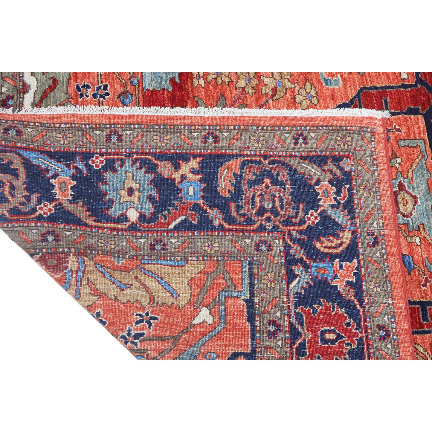 ARYANA ARYAN RUST / NAVY 8'11" X 11'9"