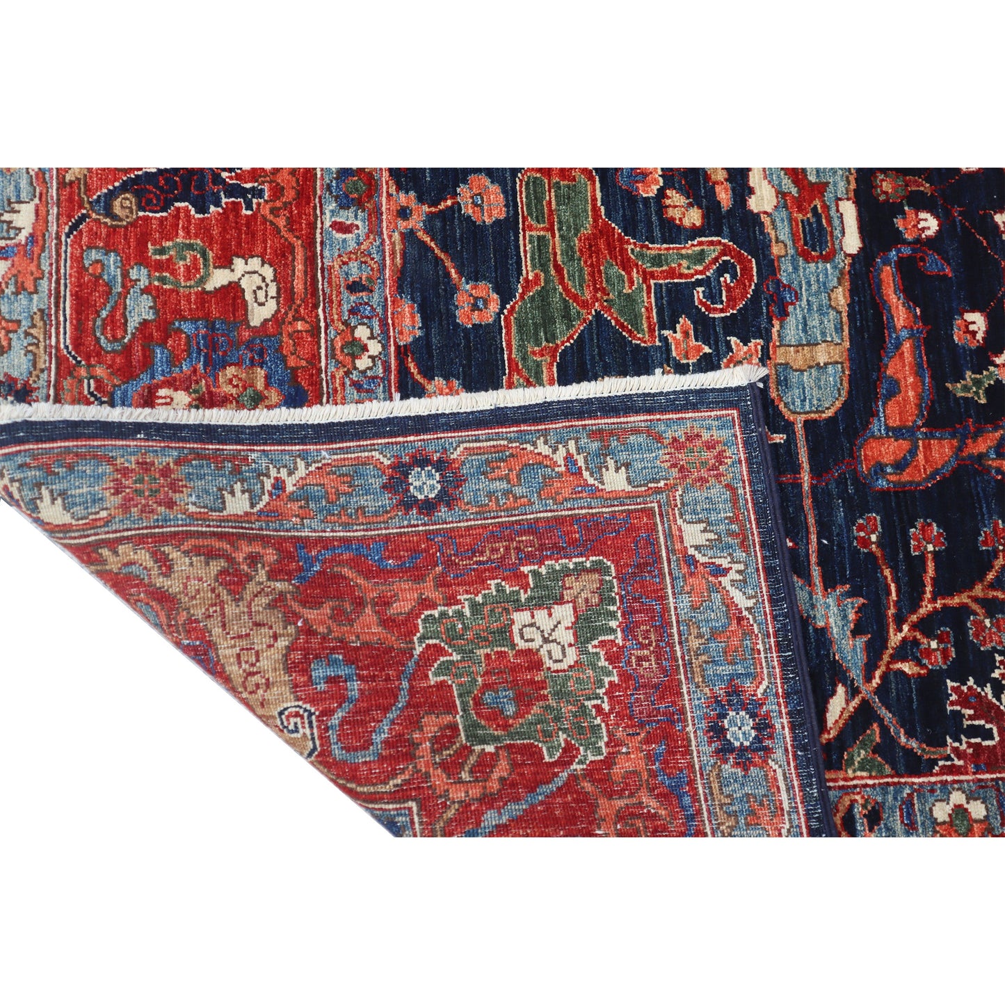 ARYANA ARYAN NAVY / RUST 8' X 9'7"