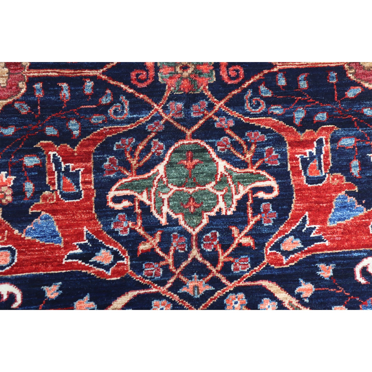 ARYANA ARYAN NAVY / RUST 8' X 9'7"
