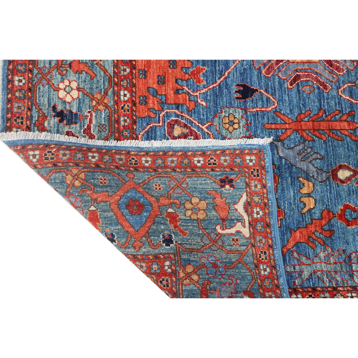 ARYANA ARYAN LIGHT BLUE / GREEN 6'1" X 9'