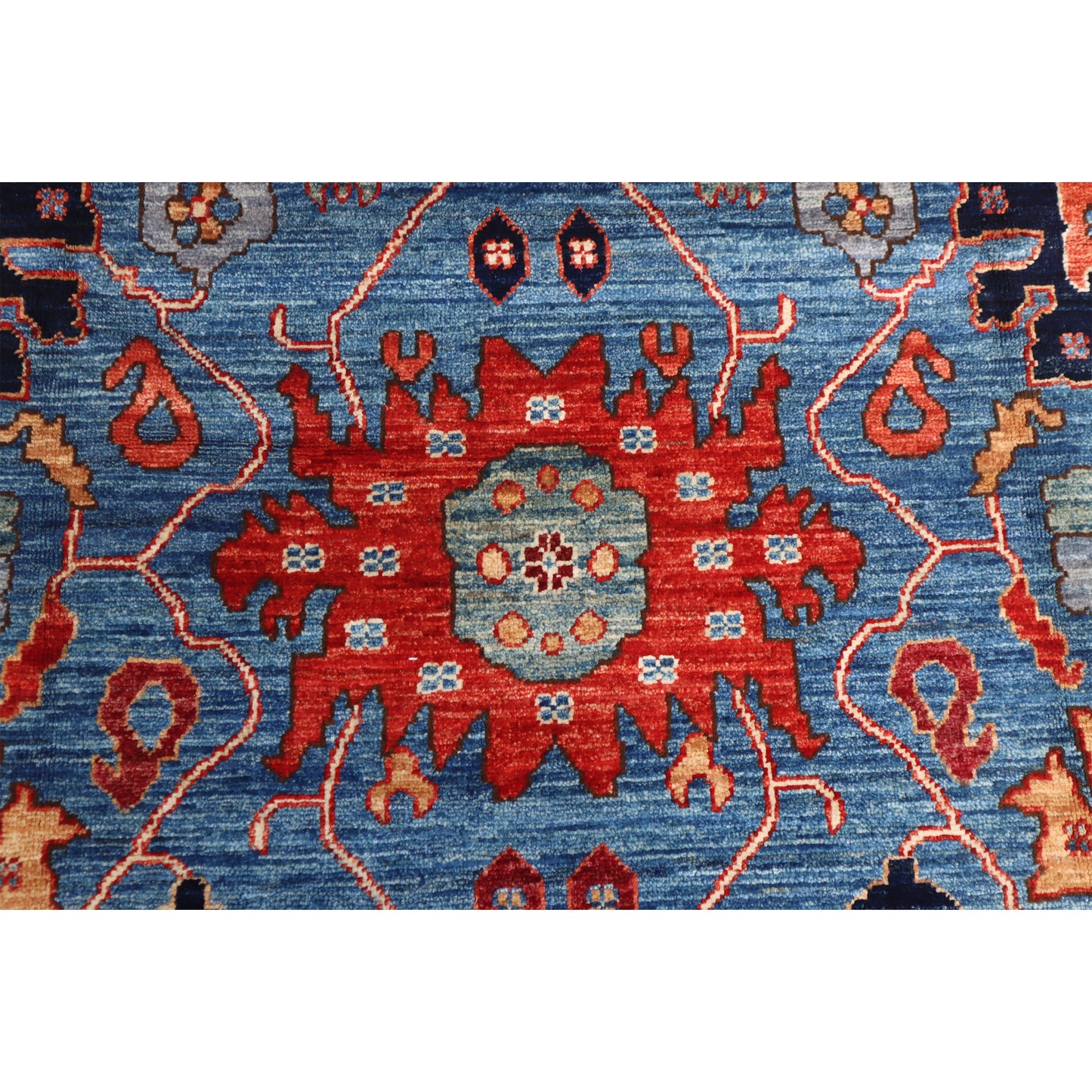 ARYANA ARYAN LIGHT BLUE / GREEN 6'1" X 9'