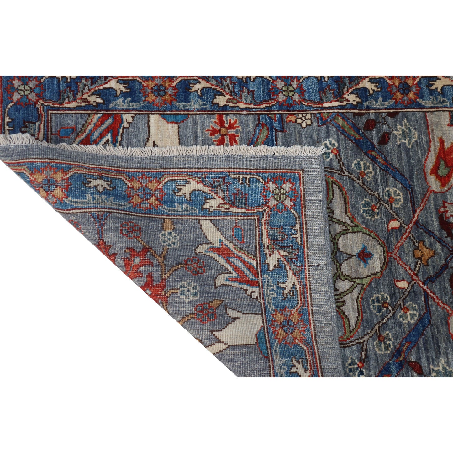 ARYANA ARYAN GREY / LIGHT BLUE 2'8" X 4'10"