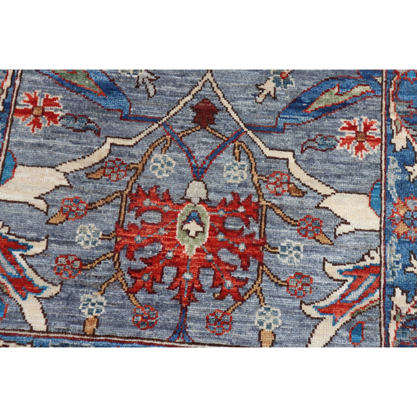 ARYANA ARYAN GREY / LIGHT BLUE 2'8" X 4'10"