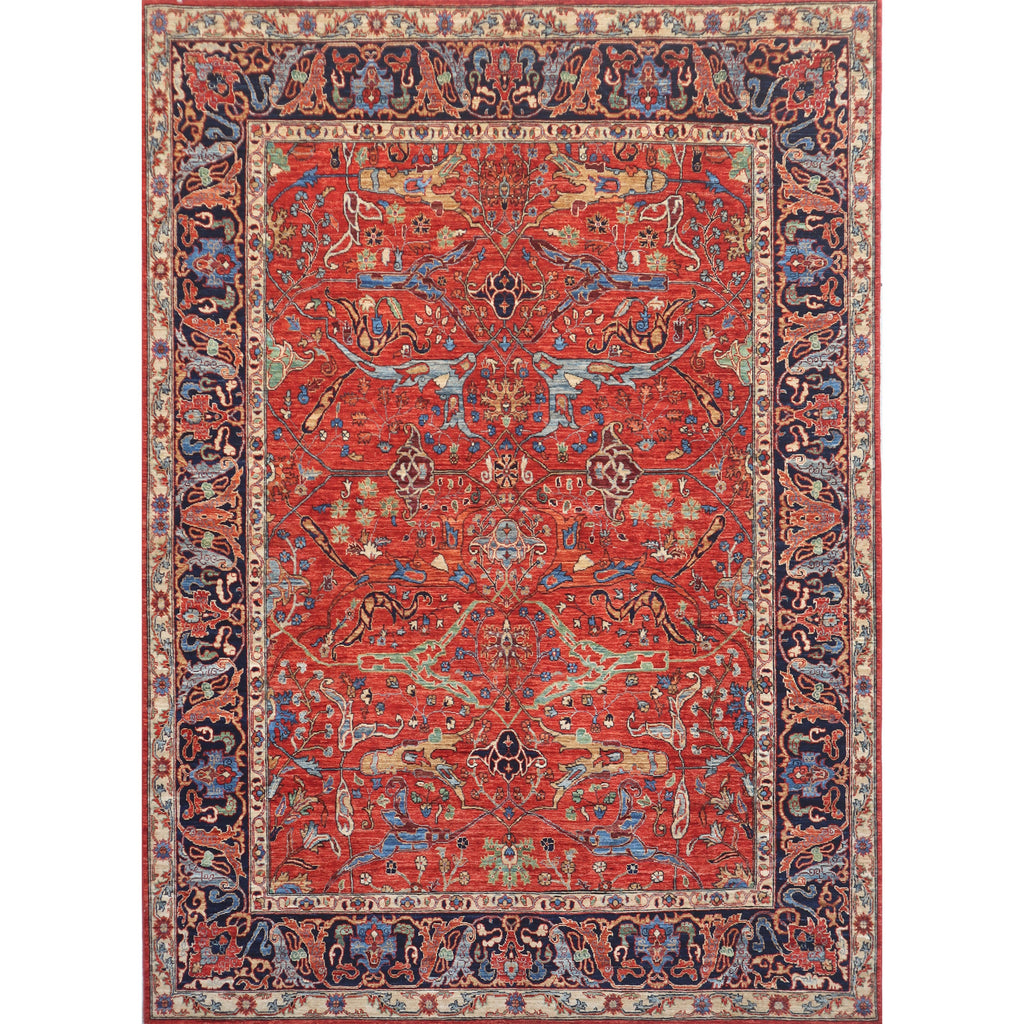 ARYANA ARYAN RUST / NAVY 7'10" X 10'1"