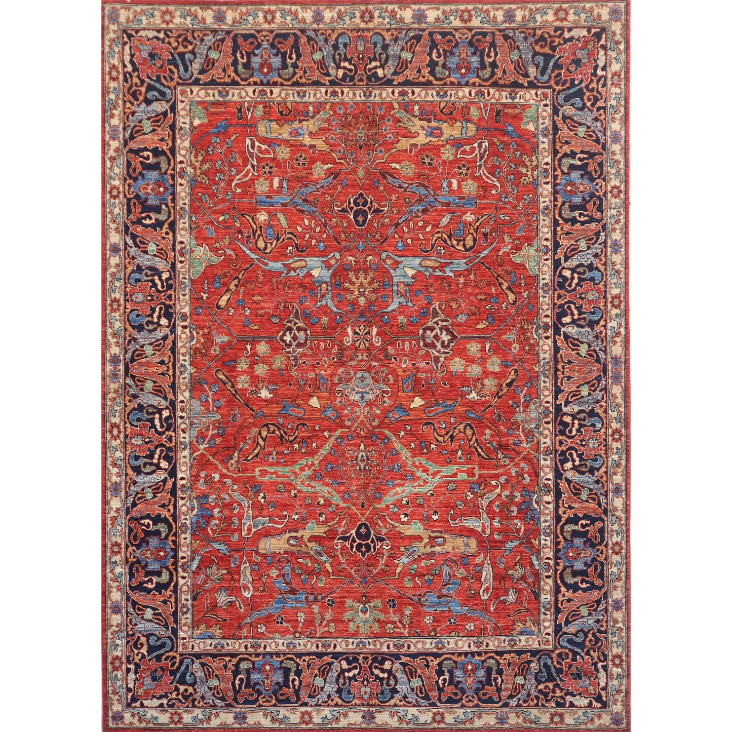 ARYANA ARYAN RUST / NAVY 7'10" X 10'1"