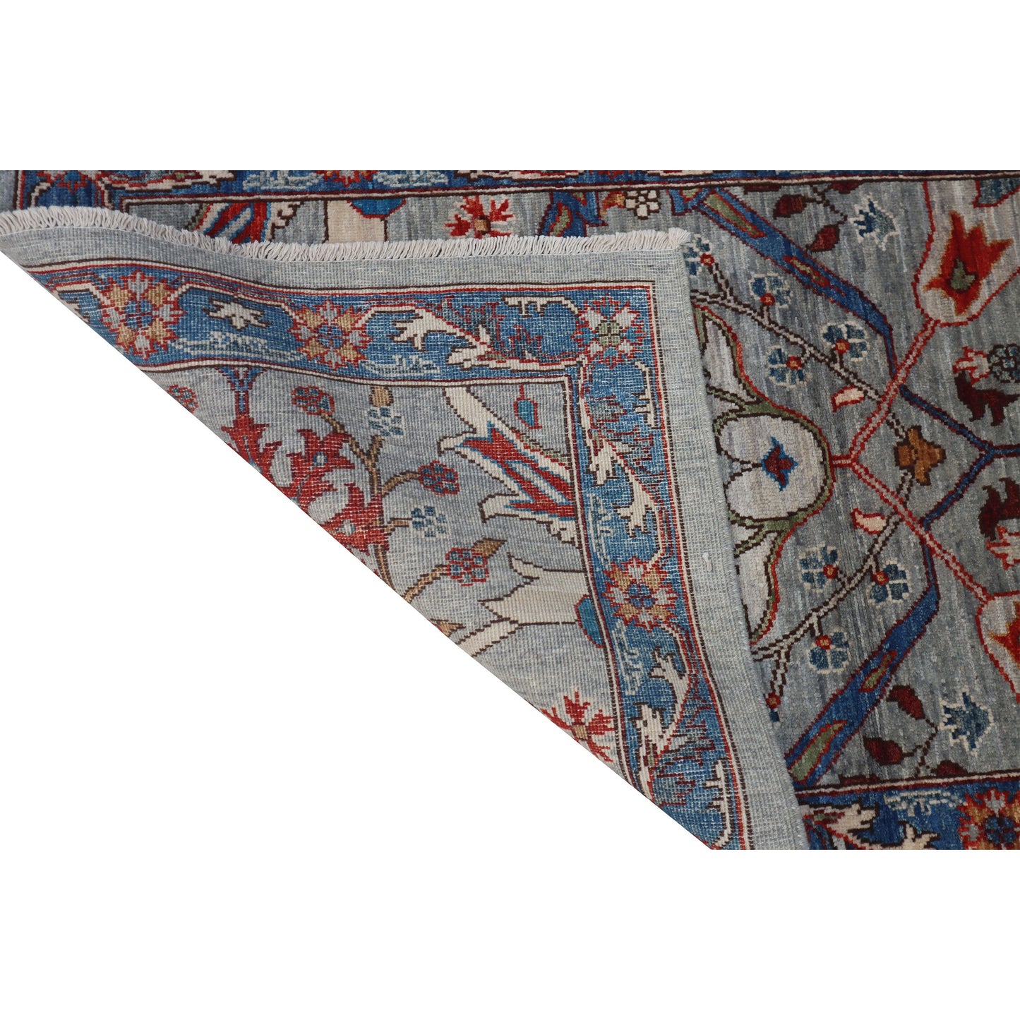 ARYANA ARYAN GREY / LIGHT BLUE 2'8" X 4'11"