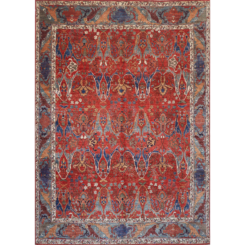 ARYANA ARYAN RUST / GREEN 11'8" X 14'9"