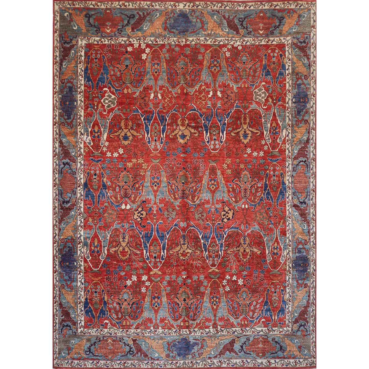 ARYANA ARYAN RUST / GREEN 11'8" X 14'9"