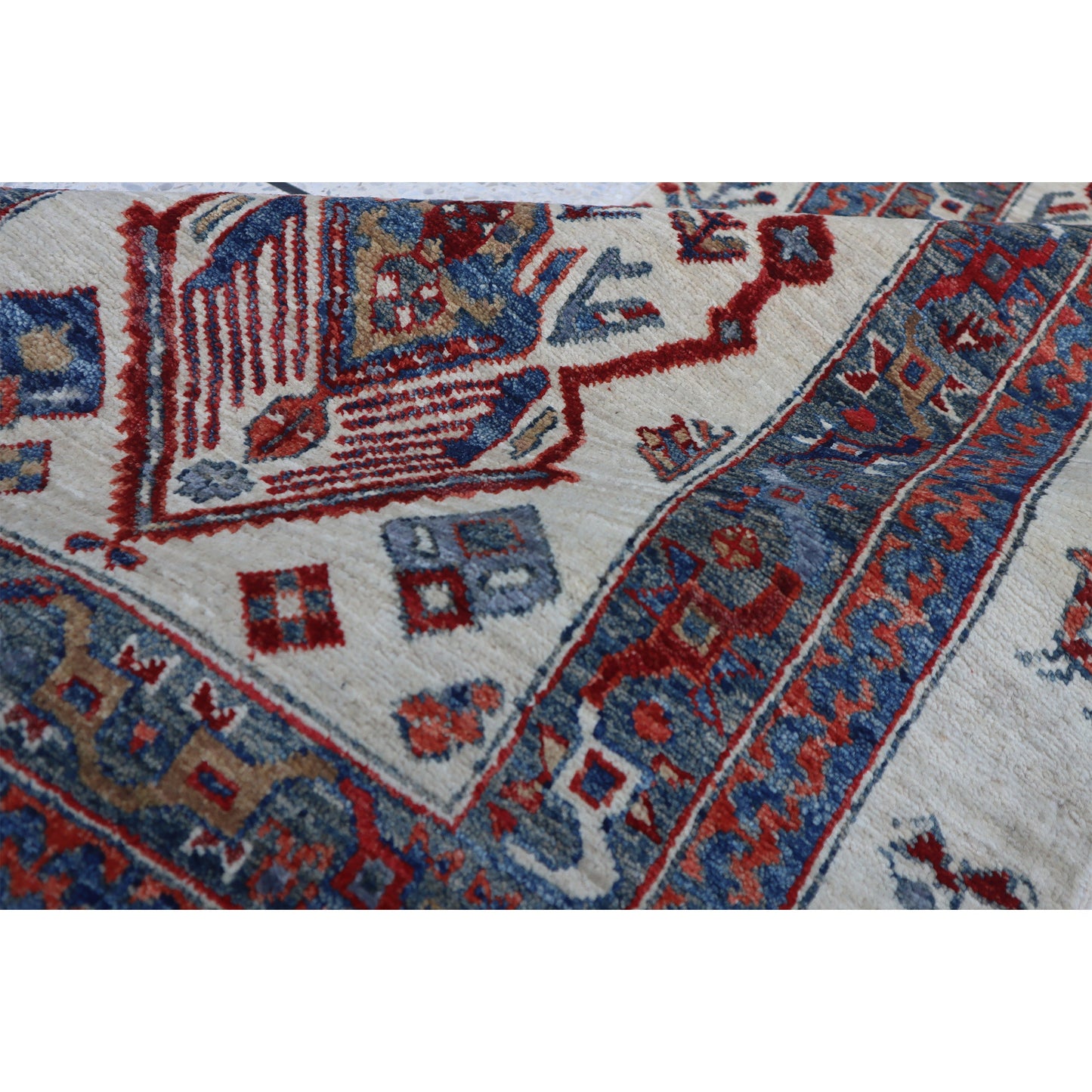 ARYANA ARYAN IVORY / GREEN 2'7" X 16'1"