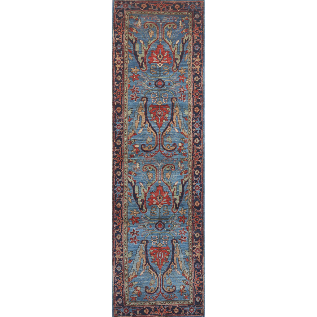 ARYANA ARYAN LIGHT BLUE / NAVY 2'8" X 9'6"