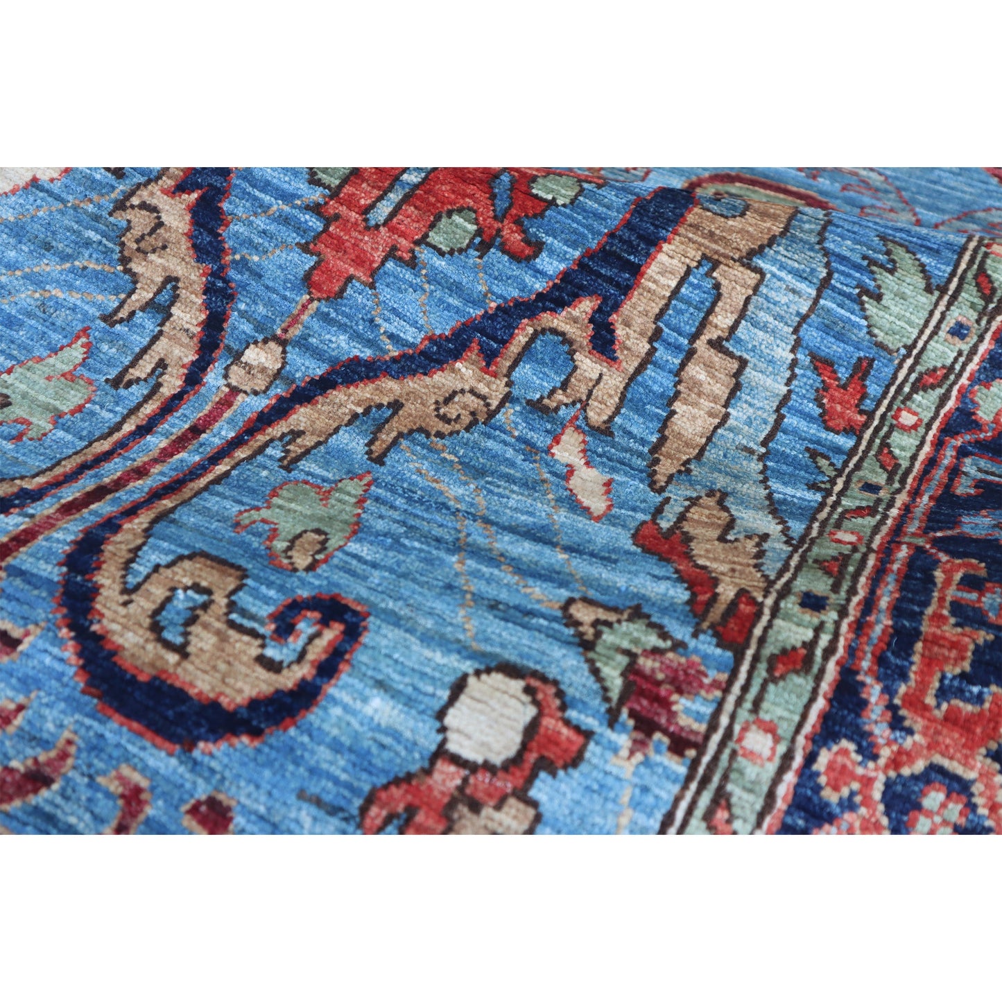 ARYANA ARYAN LIGHT BLUE / NAVY 2'8" X 9'6"