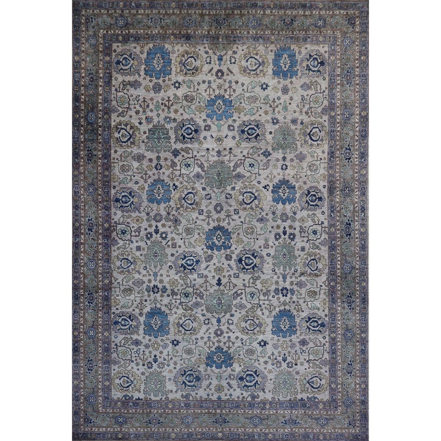 ARYANA ARYAN GREY / GREEN 10' X 14'