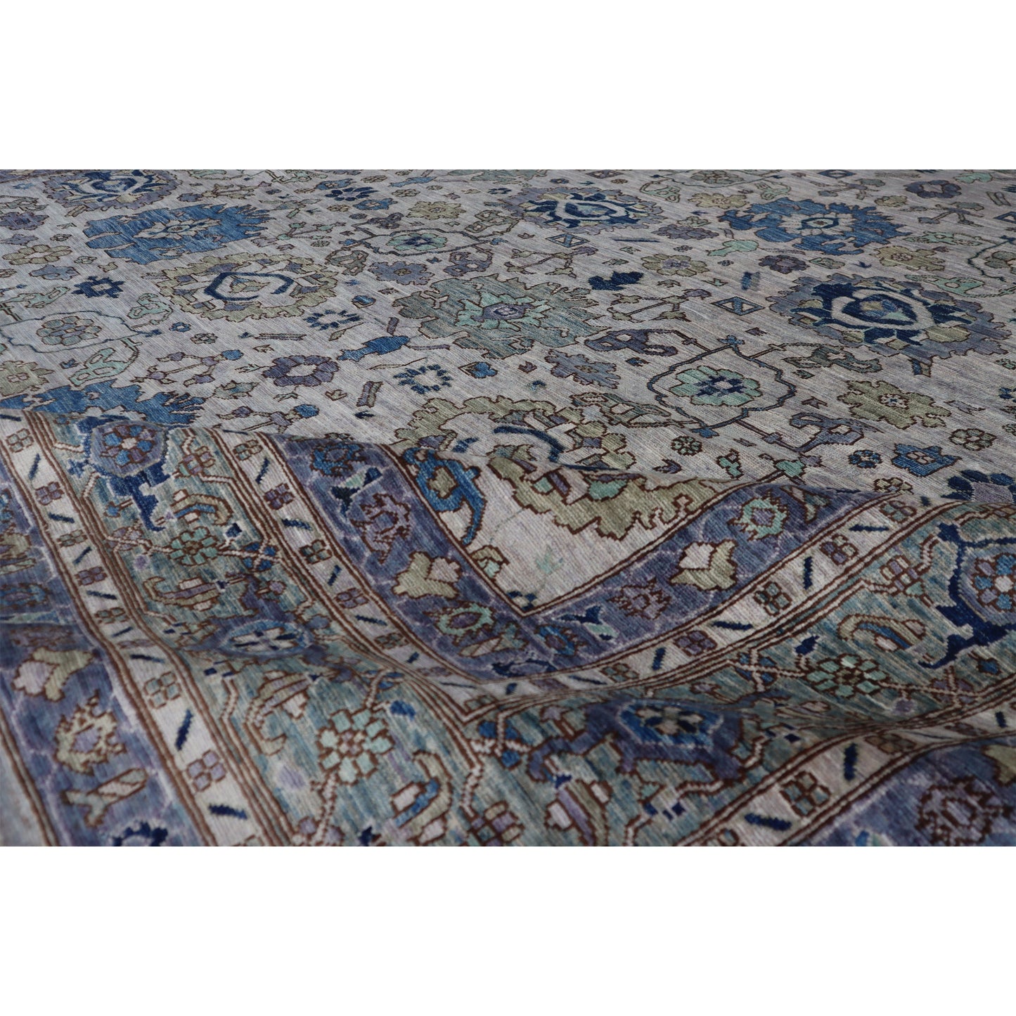 ARYANA ARYAN GREY / GREEN 10' X 14'