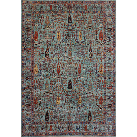 ARYANA ARYAN TURQUISE / LIGHT BLUE 8'11" X 11'11"