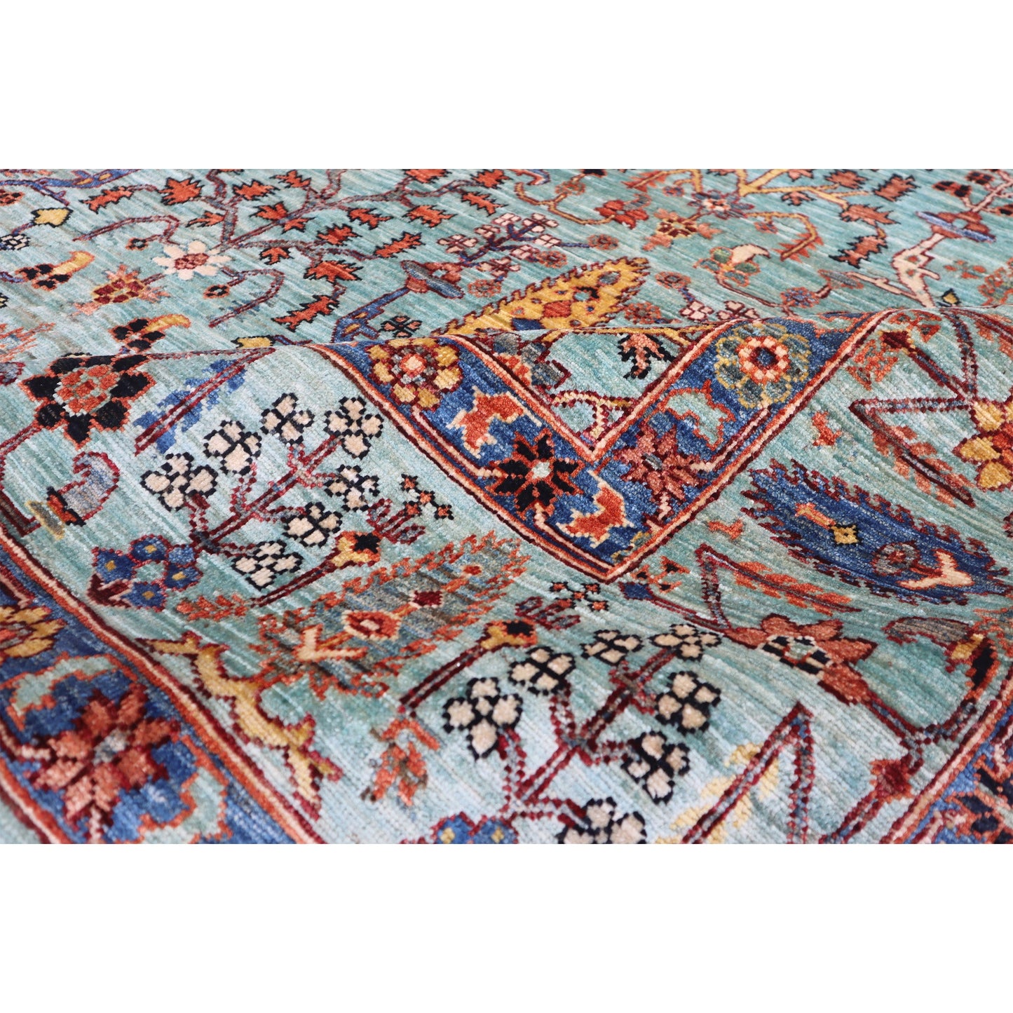 ARYANA ARYAN TURQUISE / LIGHT BLUE 8'11" X 11'11"