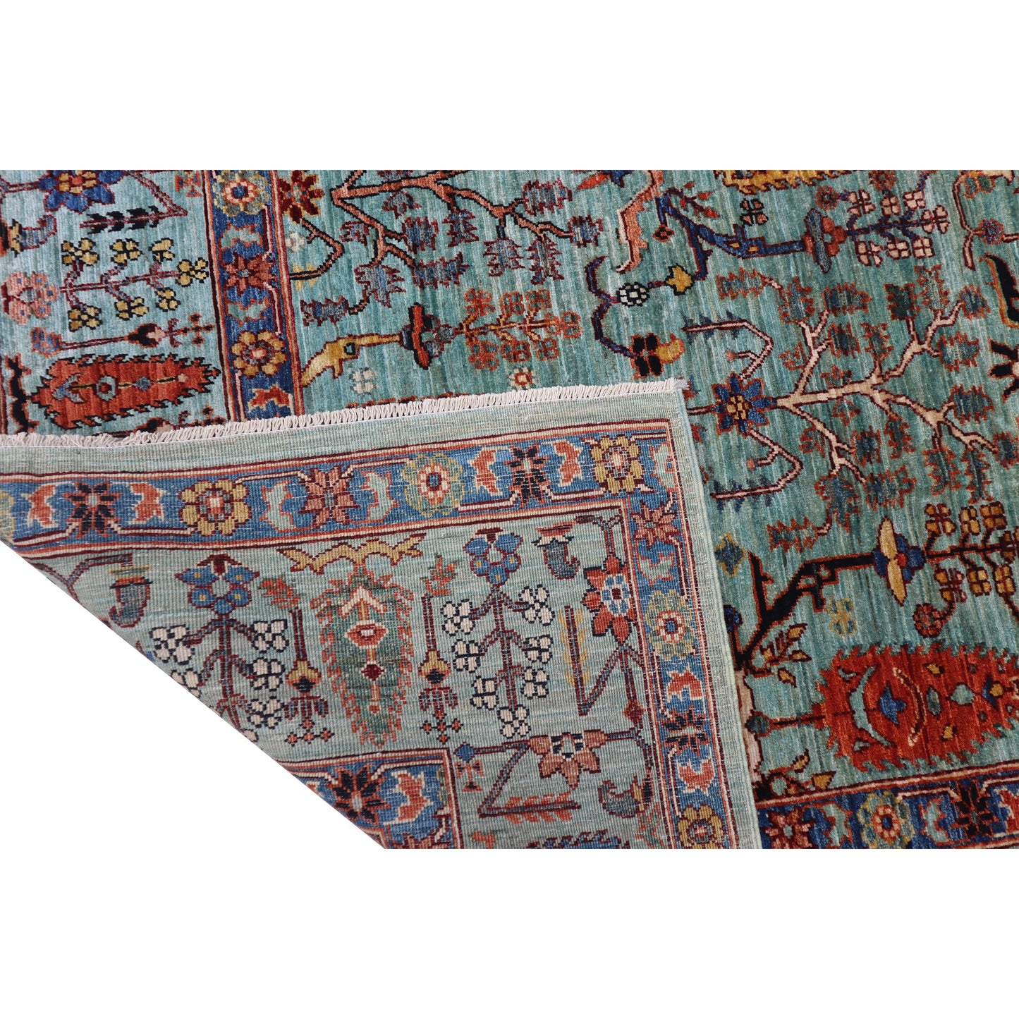 ARYANA ARYAN TURQUISE / LIGHT BLUE 8'11" X 11'11"