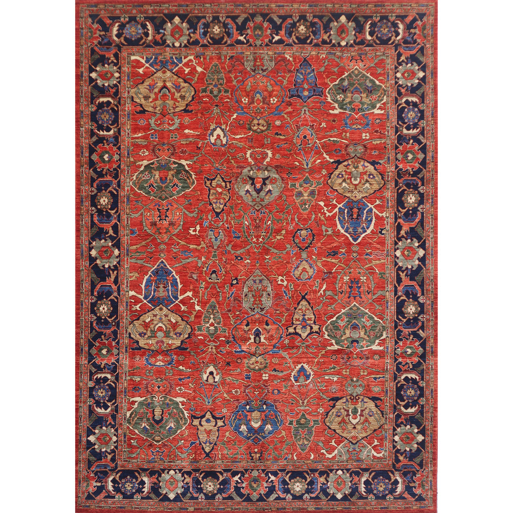 ARYANA ARYAN RED / NAVY 9'3" X 12'1"
