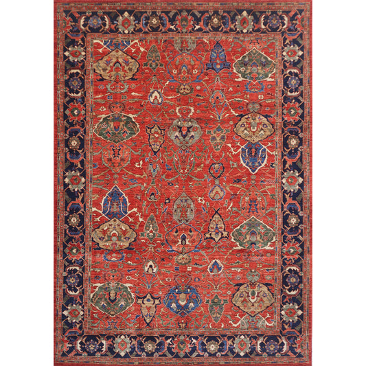 ARYANA ARYAN RED / NAVY 9'3" X 12'1"