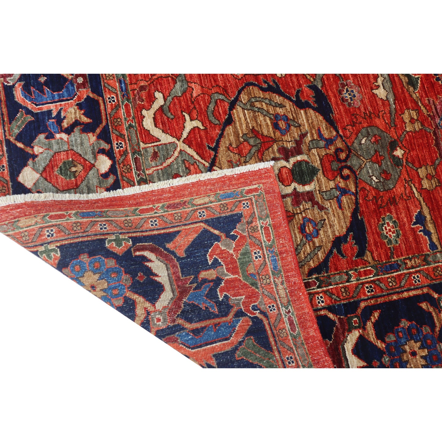 ARYANA ARYAN RED / NAVY 9'3" X 12'1"