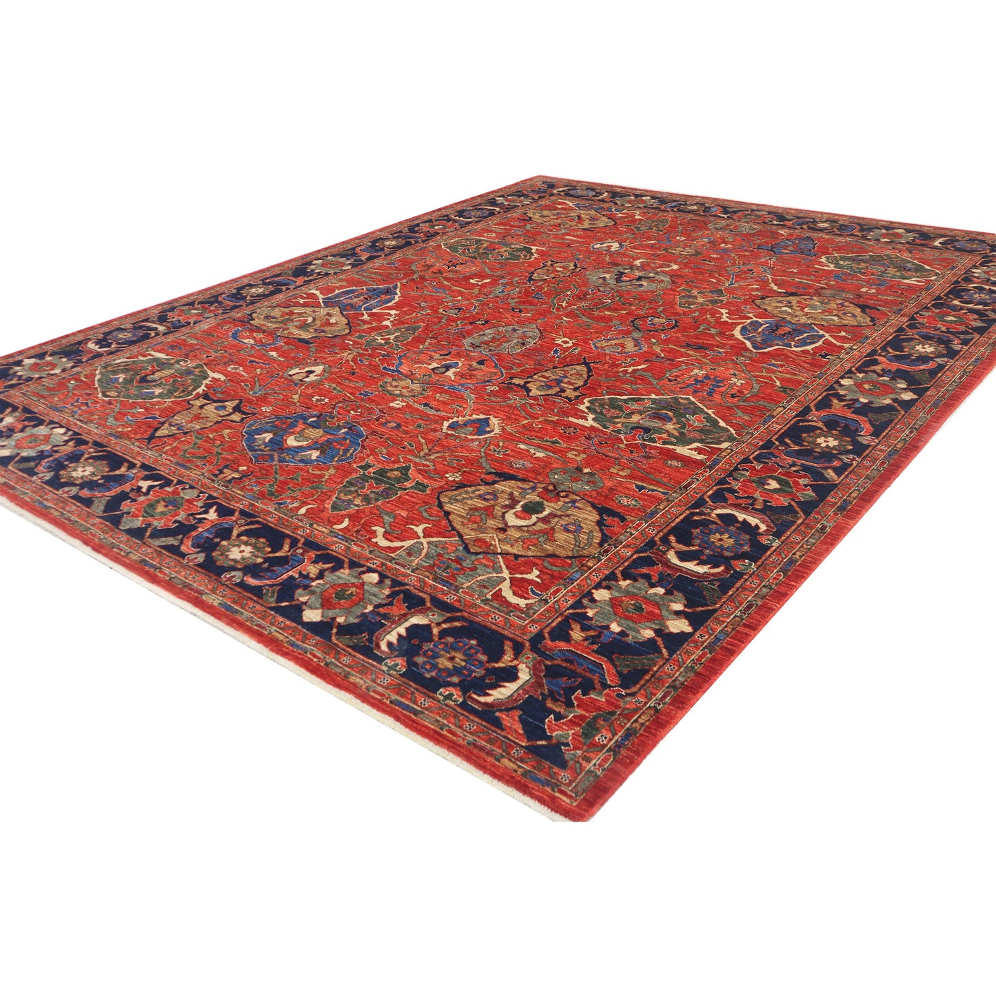ARYANA ARYAN RED / NAVY 9'3" X 12'1"