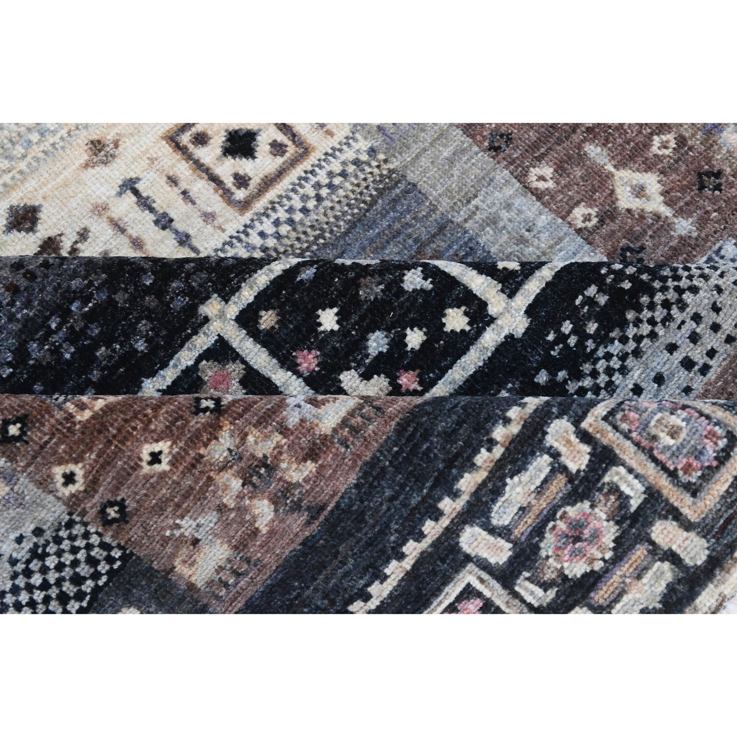 ARYANA GABEH BLACK / BROWN 3'10" X 5'10"