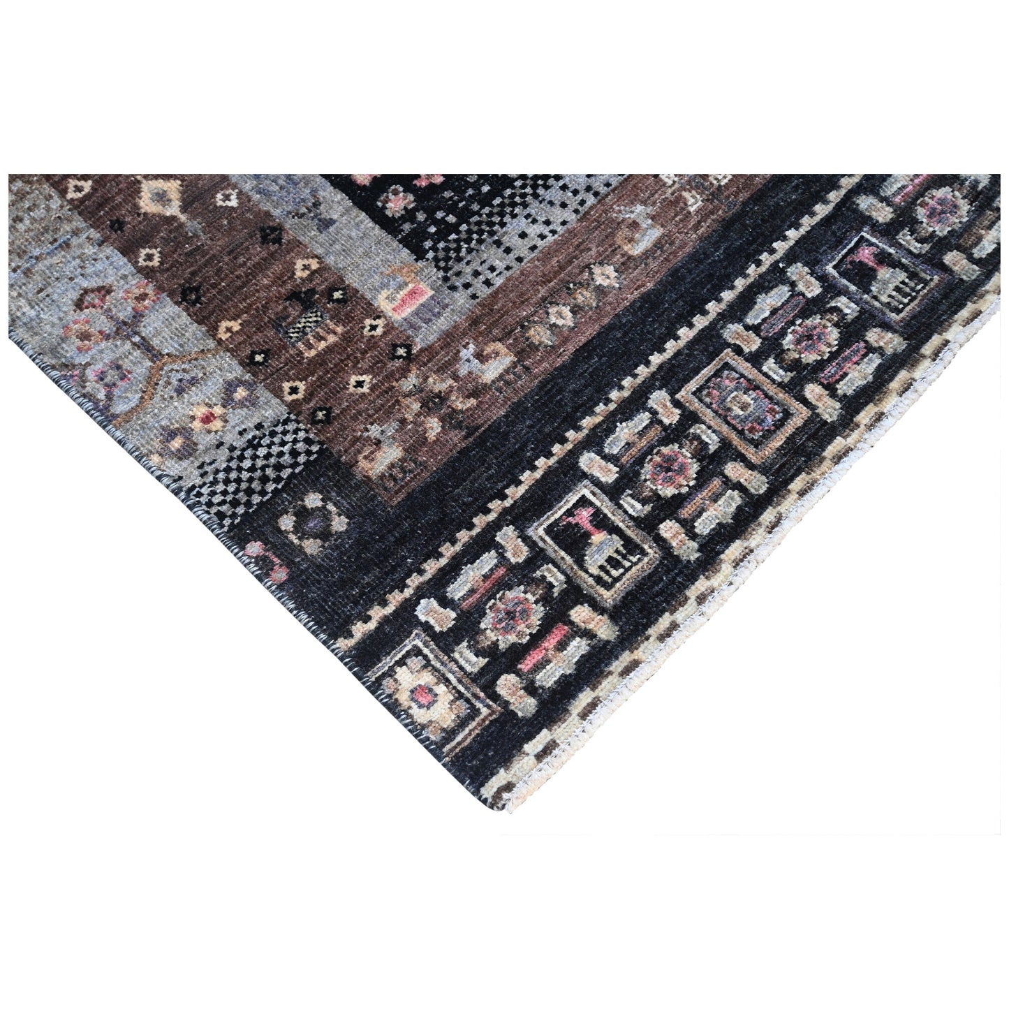 ARYANA GABEH BLACK / BROWN 3'10" X 5'10"