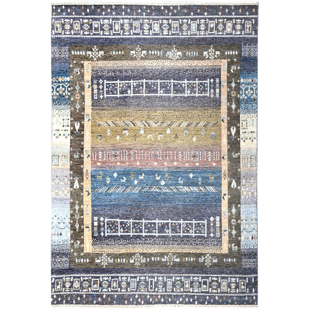 ARYANA GABEH BLUE / GREY 5'7" X 7'10"