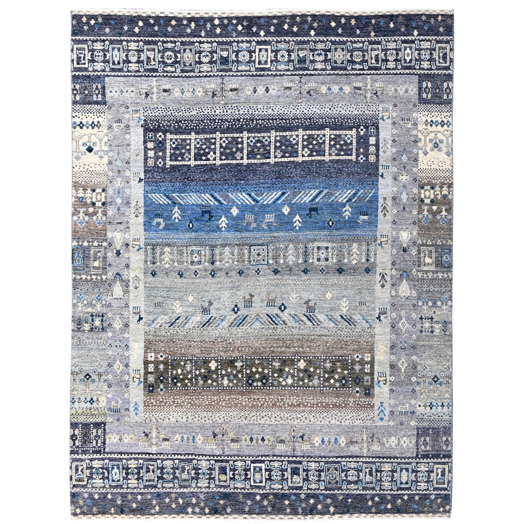 ARYANA GABEH BLACK / BROWN 5' X 6'10"
