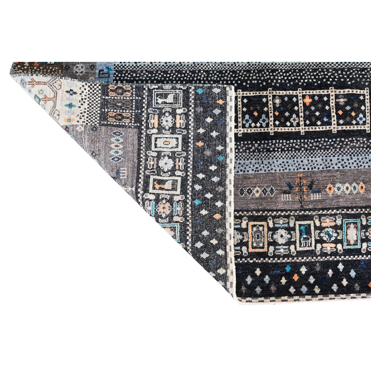 ARYANA GABEH BLUE / GREY 5' X 6'9"