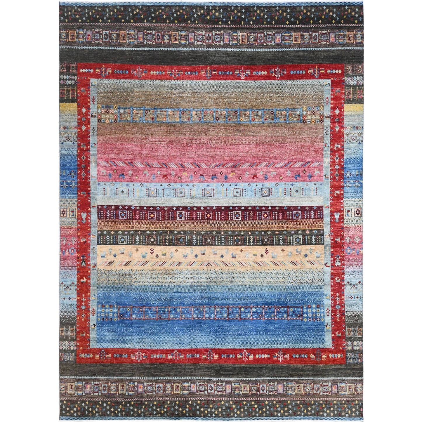 ARYANA GABEH BROWN / GOLD 8'7" X 12'