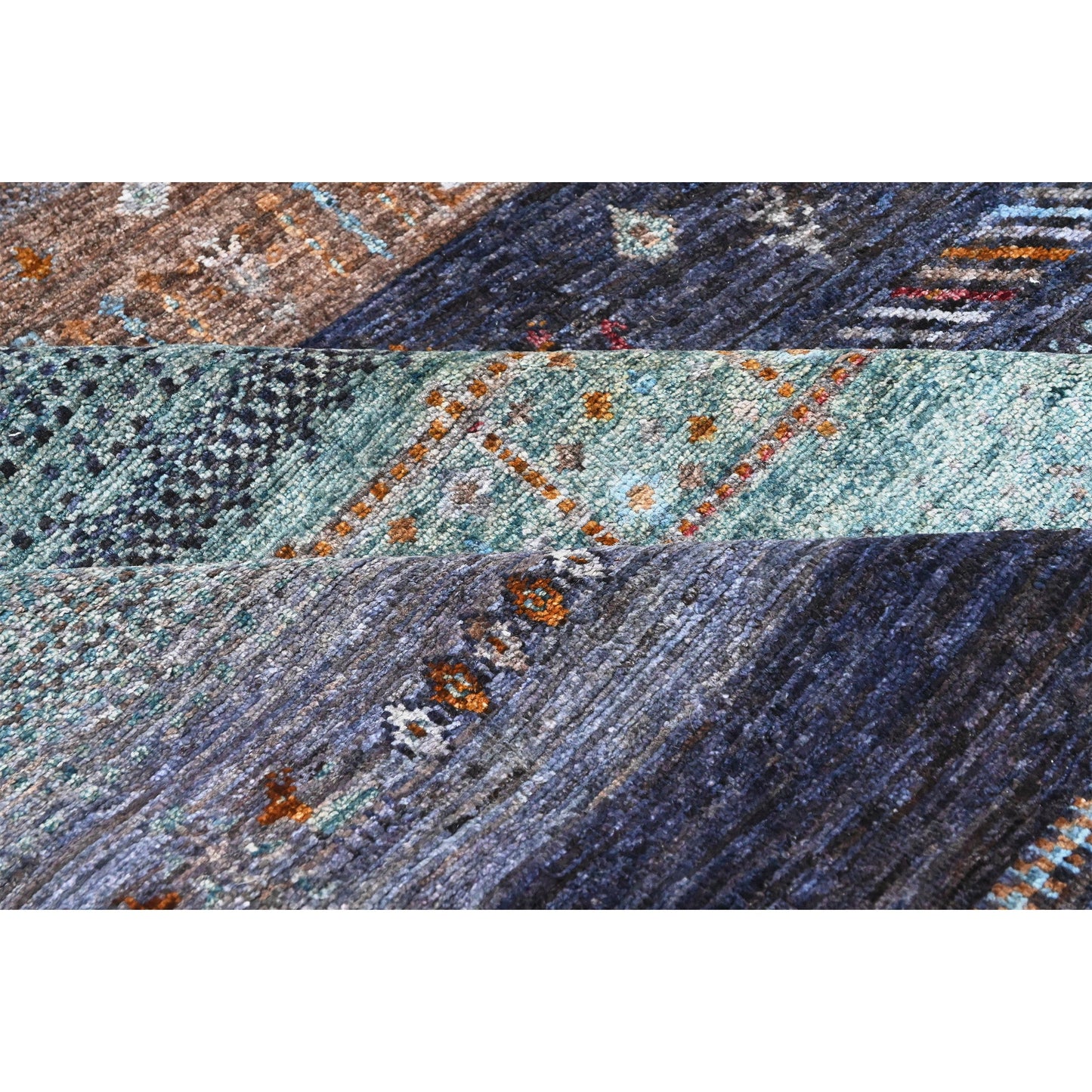 ARYANA GABEH BLUE / BROWN 8'11" X 13'1"
