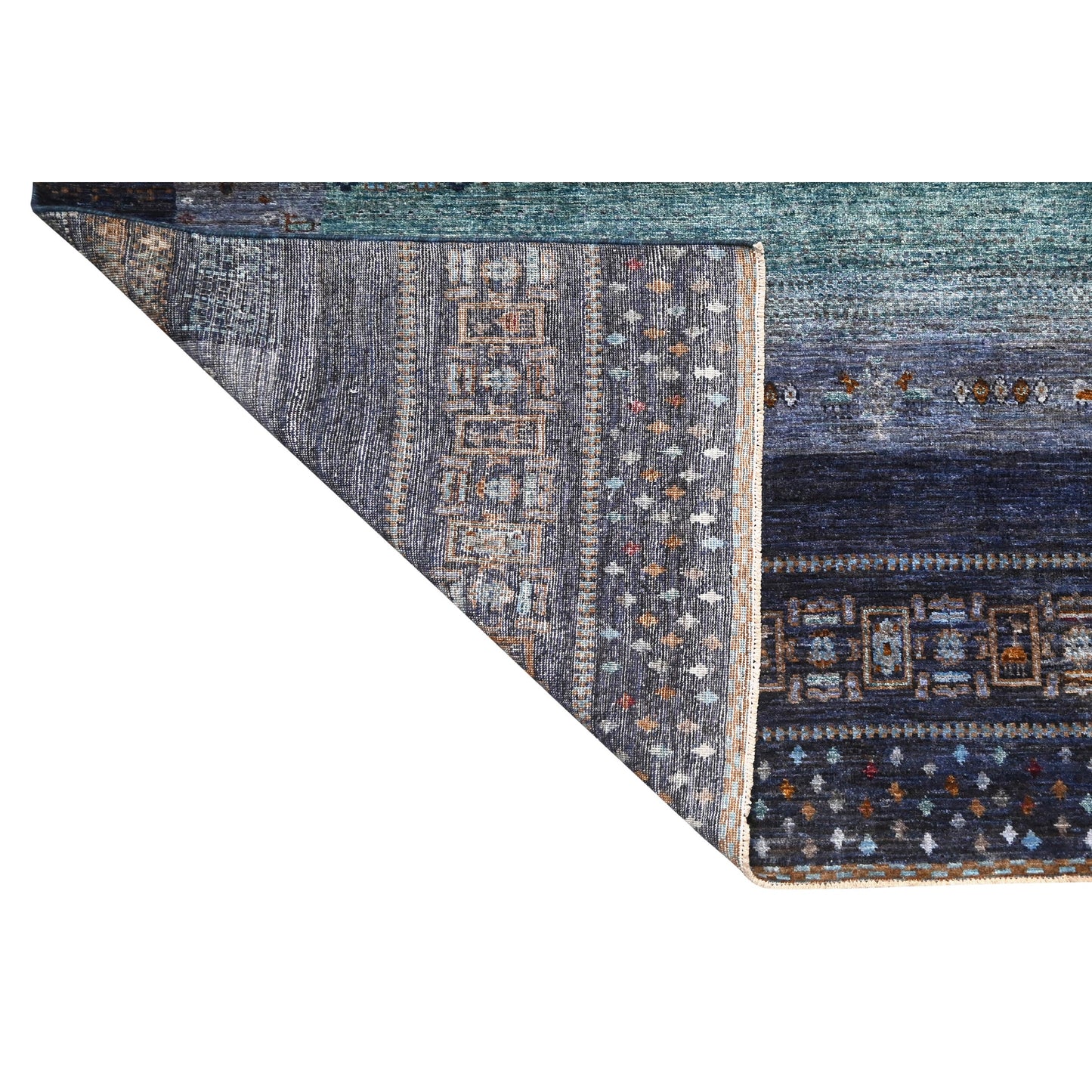 ARYANA GABEH BLUE / BROWN 8'11" X 13'1"