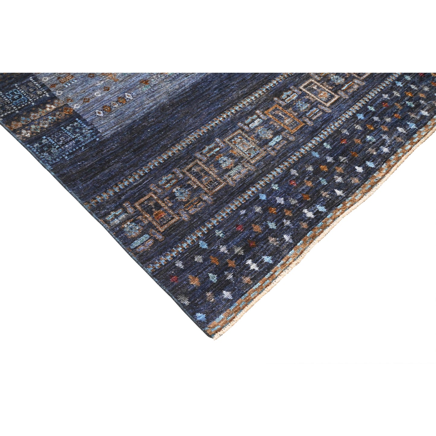 ARYANA GABEH BLUE / BROWN 8'11" X 13'1"